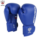 Перчатки боксерские Boybo TITAN, одобрены Федерацией Бокса России IB-23-1, кожа